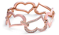 璀璨奢华 18k黄金女式豪华钻石手镯，2.48克拉的精湛工艺